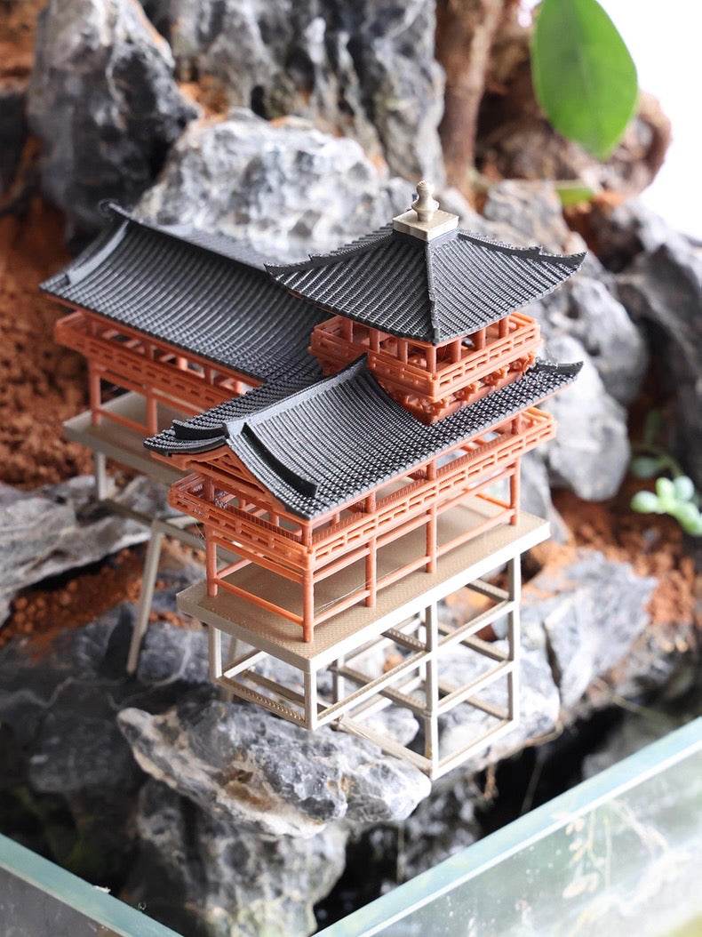 Micro Landscaping Chinese Architecture Design Temple 6