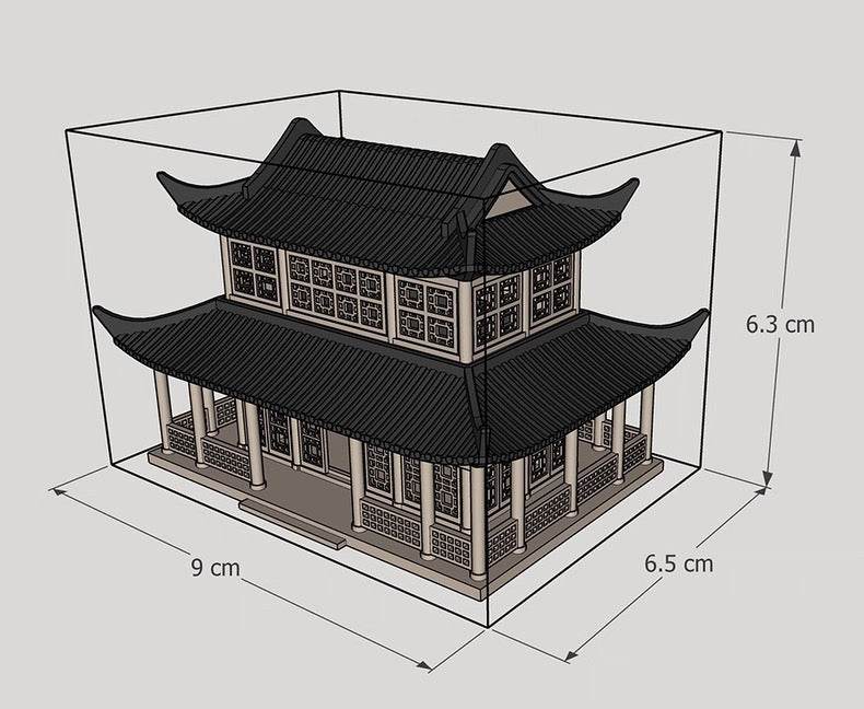 Micro Landscaping Chinese Architecture Design Temple 7