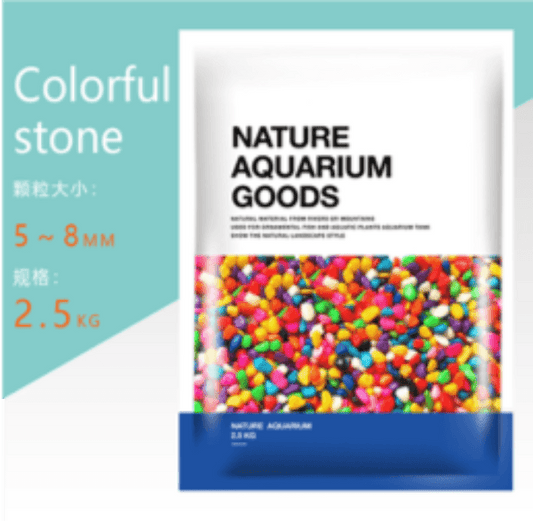 Aquarium gravel - Colorful stone 5-8mm