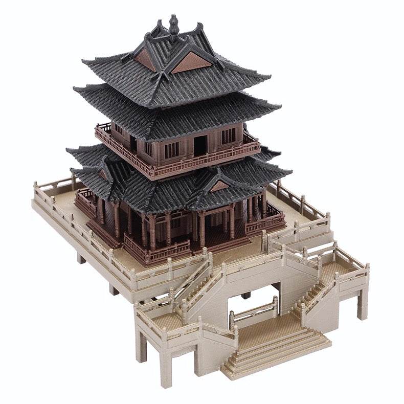 Micro Landscaping Chinese Architecture Design Temple 4