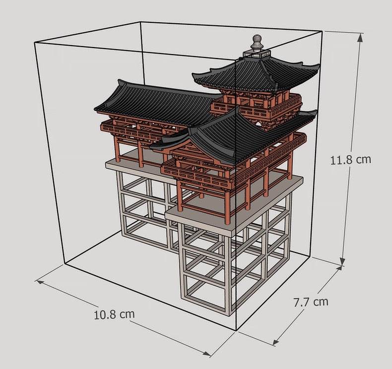 Micro Landscaping Chinese Architecture Design Temple 6