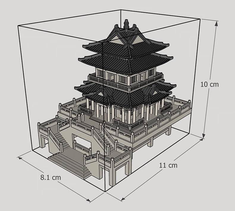 Micro Landscaping Chinese Architecture Design Temple 4