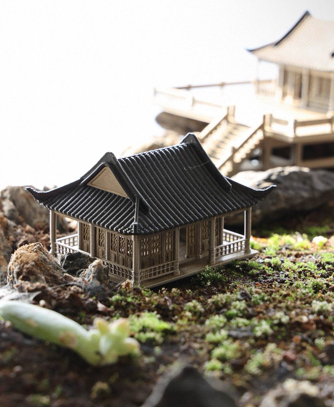 Micro Landscaping Ornament – Chinese Temple Pavilion 1