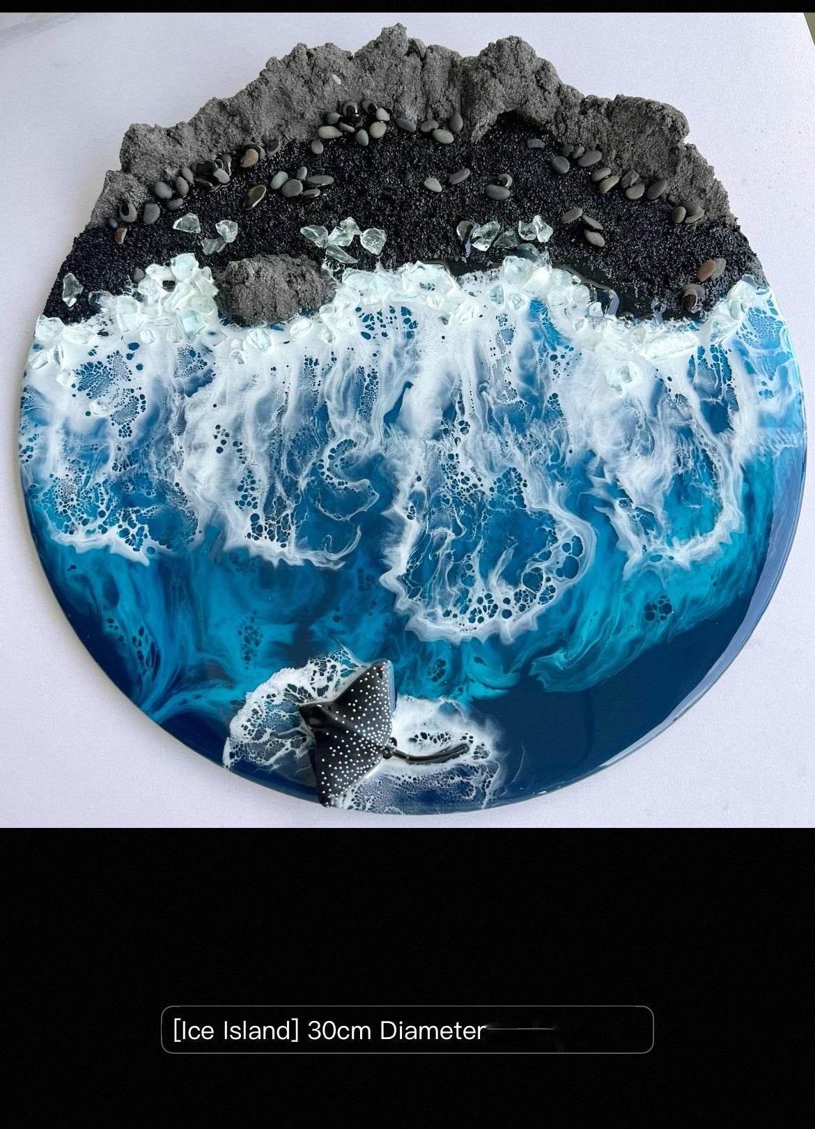 Terrarium Ice Island Scape Diameter 12cm - 30cm