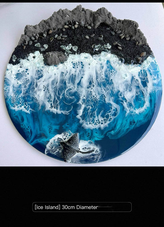Terrarium Ice Island Scape Diameter 12cm - 30cm