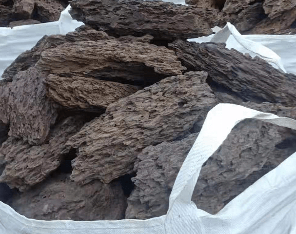 Pine Bark rock - Easy to break Inert rock for Aquariums