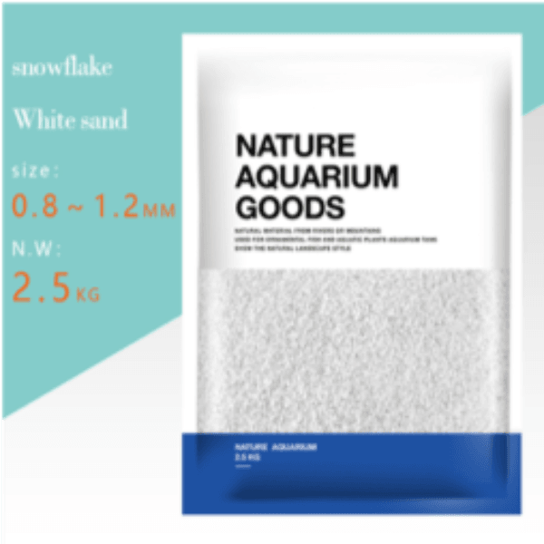 Aquarium gravel - Snowflake White sand (2.5kg)