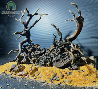 Double Tree Dark Forest - Aquarium Module - Diorama style