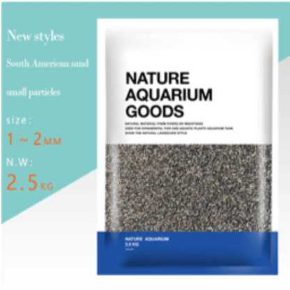 Aquarium gravel - Mix Black and Brown Sand (2.5kg)