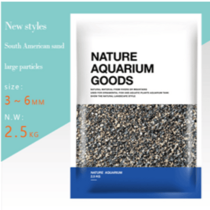 Aquarium gravel - Mix Black and Brown Sand (2.5kg)